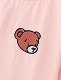 Bear Embroidered T-shirt - Mini Berni