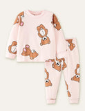 Bear Full Printed Pajamas Set - Mini Berni
