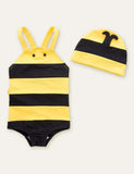 Bee Striped Swimsuit - Mini Berni