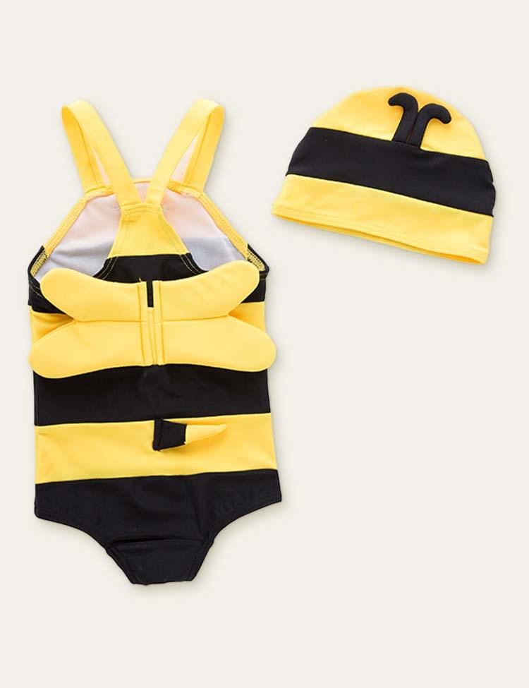 Bee Striped Swimsuit - Mini Berni