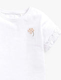 Bee&Flower Embroidered T-shirt - Mini Berni