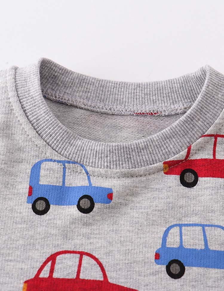 Car Printed Sweatshirt - Mini Berni