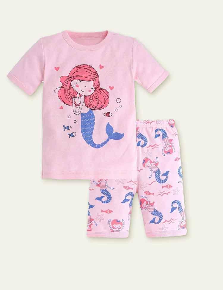 Casual Cartoon Cotton Pajamas - Mini Berni