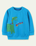 Dinosaur Appliqué Sweater - Mini Berni