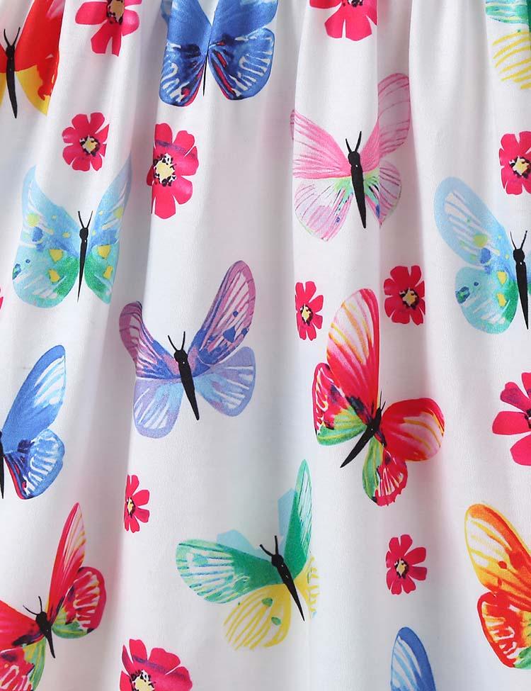 Dinosaur Butterfly Printed Dress - Mini Berni