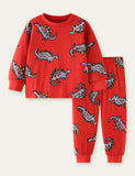 Dinosaur Full Printed Pajamas Set - Mini Berni