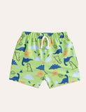 Dinosaur Full Printed Swimming Shorts - Mini Berni