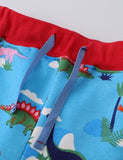 Dinosaur Printed Sweatpants - Mini Berni