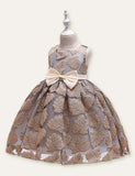 Embroidered Bow Party Dress - Mini Berni