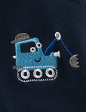Excavator Embroidery Shorts - Mini Berni