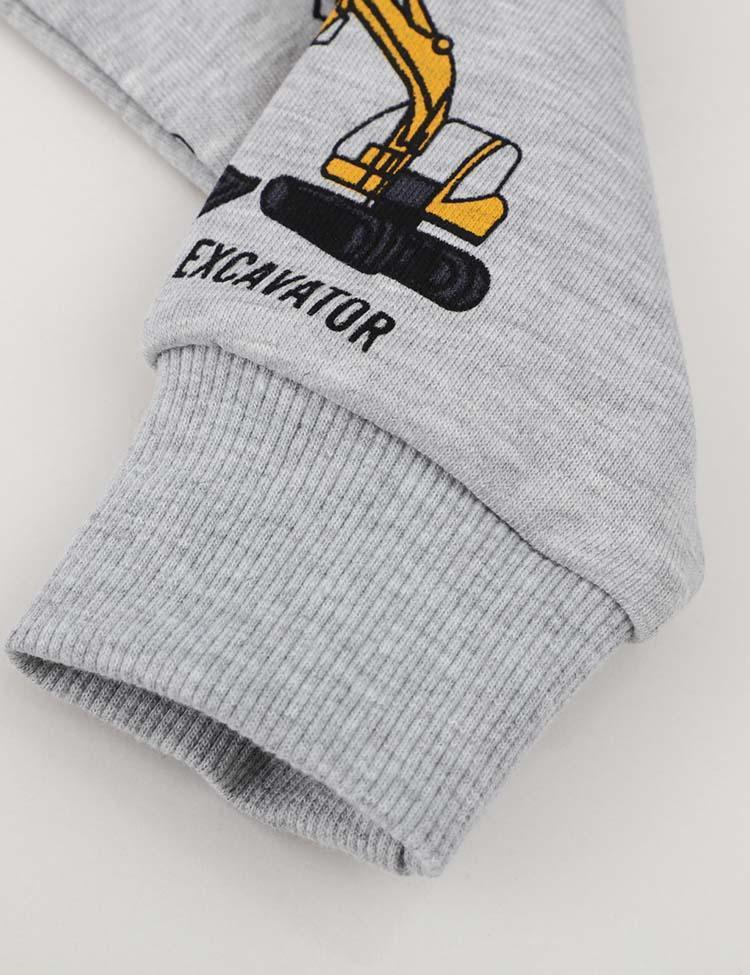 Excavator Printed Sweatshirt - Mini Berni