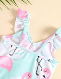 Flamingo One-Piece Swimsuit - Mini Berni