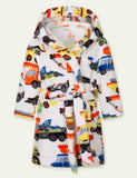 Flannel Cartoon Printed Nightgown - Mini Berni