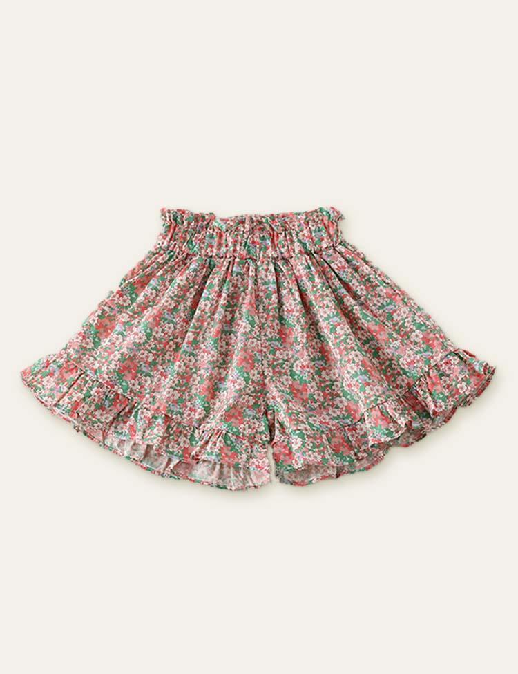 Floral Printed Shorts - Mini Berni