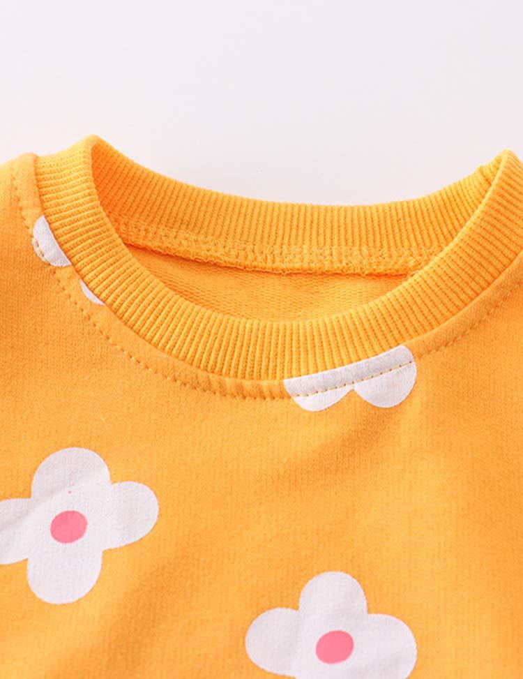 Floral Printed Sweatshirt - Mini Berni