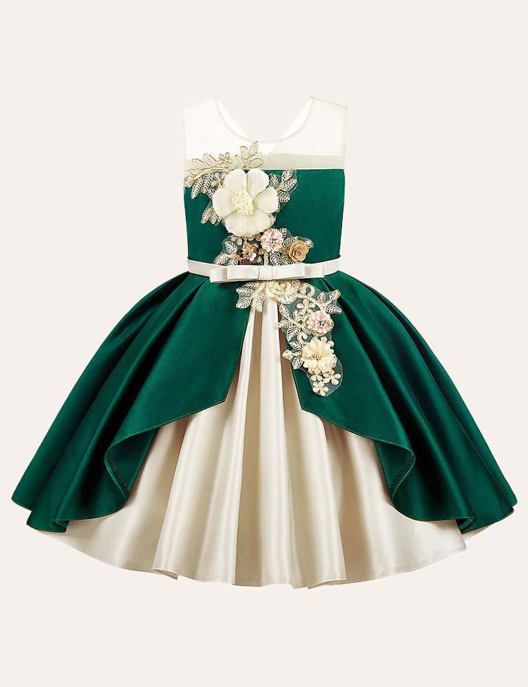Floral Sleeveless Party Dress - Mini Berni