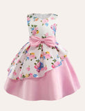 Floral Sleeveless Party Dress - Mini Berni