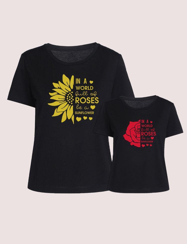 Flower Family Matching T-shirt - Mini Berni