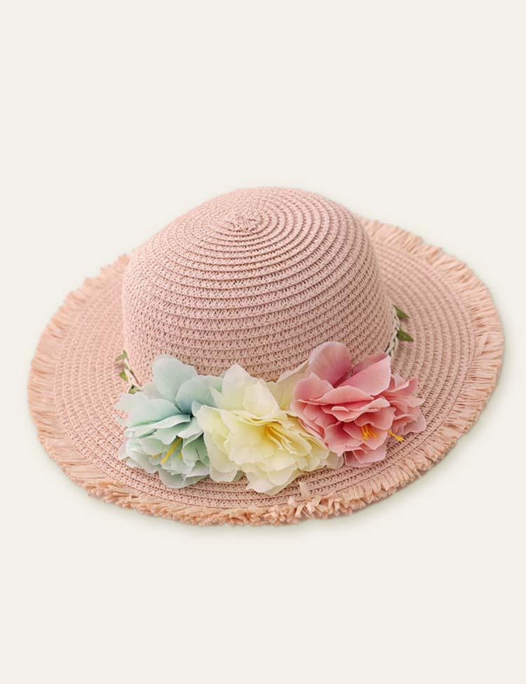 Flower Vacation Straw Hat - Mini Berni