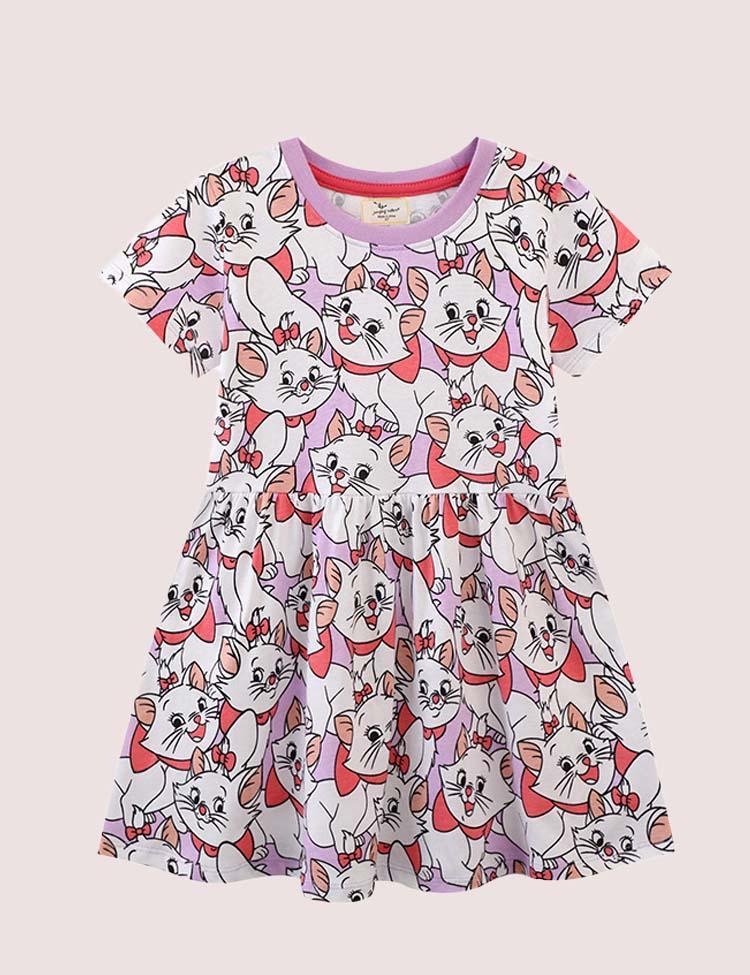 Full Print Kitten Dress - Mini Berni