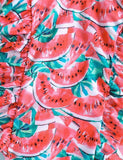 Full Printed Watermelon Swimsuit - Mini Berni
