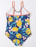 Girls' One-Piece Lemon Swimsuit - Mini Berni