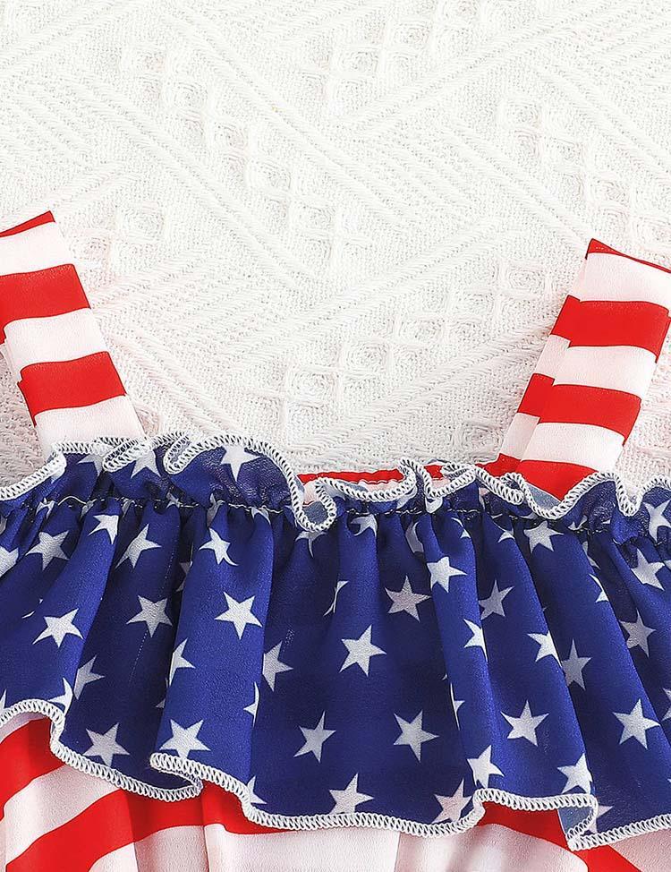 Independence Day Striped Dress - Mini Berni