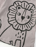 Lion Printed Long Sleeve T-shirt - Mini Berni