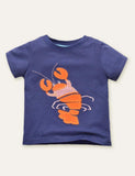 Lobster Appliqué T-shirt - Mini Berni