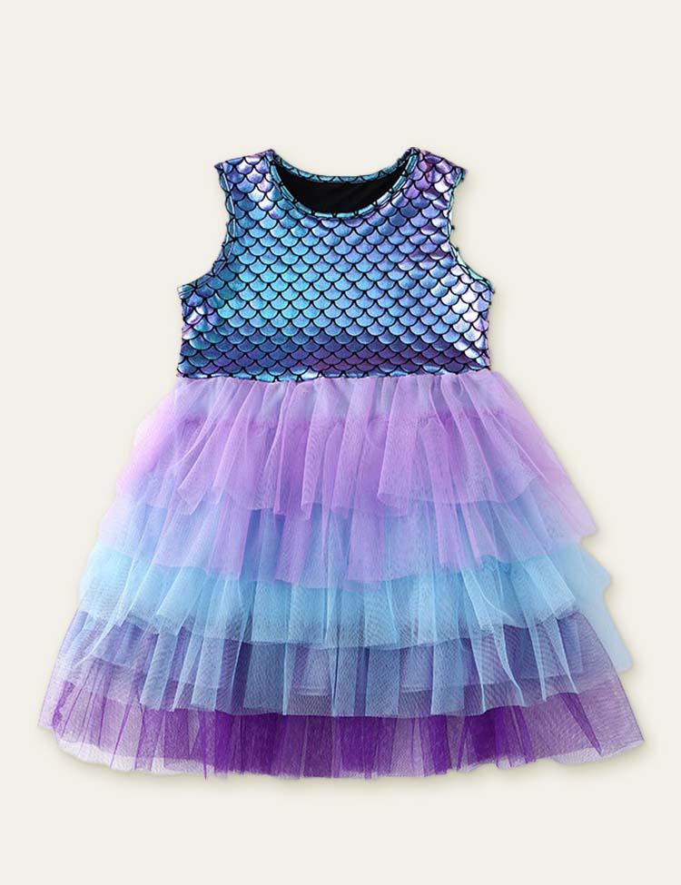 Mermaid Mesh Party Dress - Mini Berni