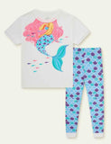 Mermaid Print Pajamas - Mini Berni