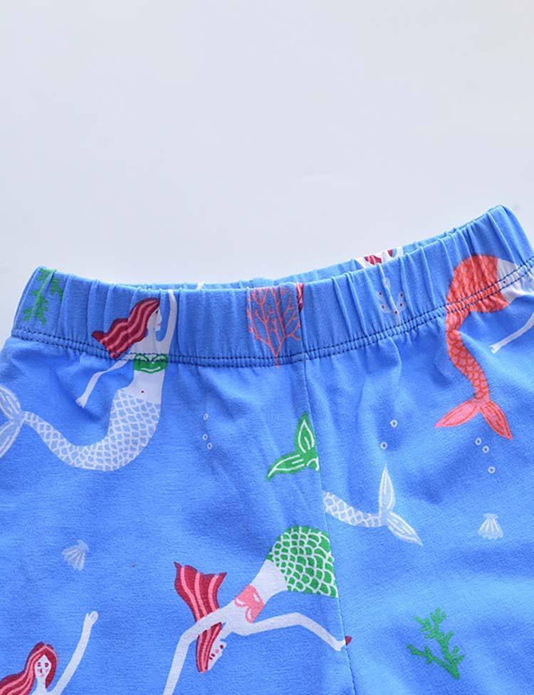 Mermaid Printed Leggings - Mini Berni
