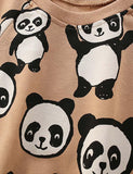 Panda Printing Sweatshirt - Mini Berni