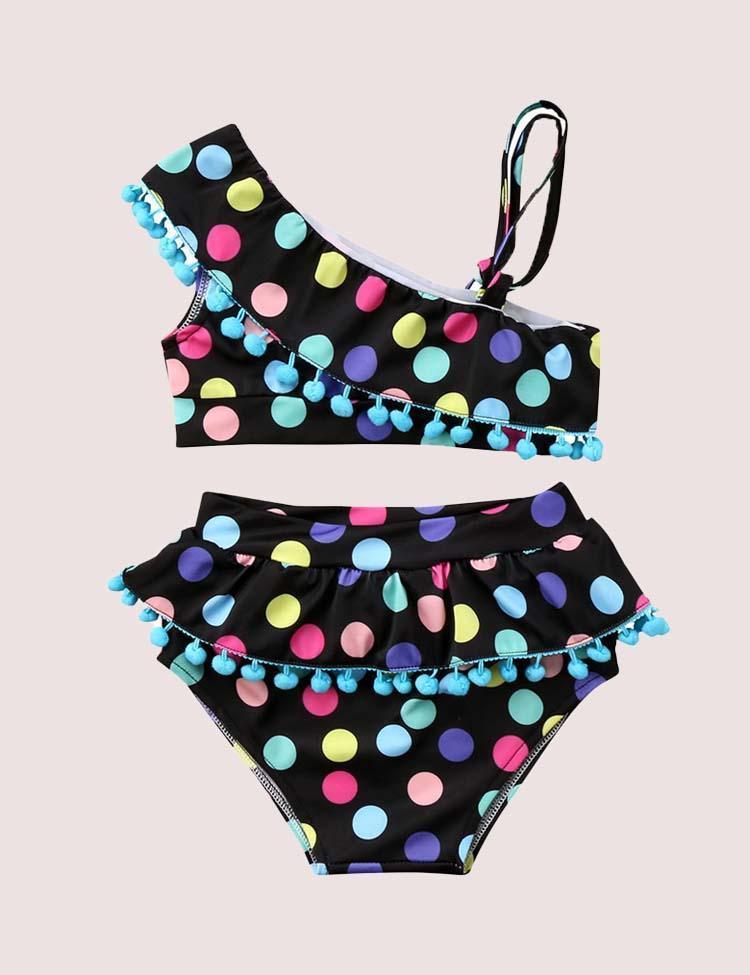 Polka Dot Color Swimsuit - Mini Berni