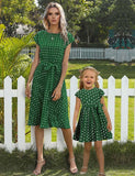 Polka Dot Family Matching Dress - Mini Berni