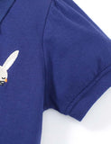 Rabbit Embroidered Polo Dress - Mini Berni