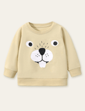 Rabbit Face Printed Sweatshirt - Mini Berni