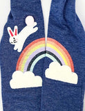 Rabbit Rainbow Printed Leggings - Mini Berni