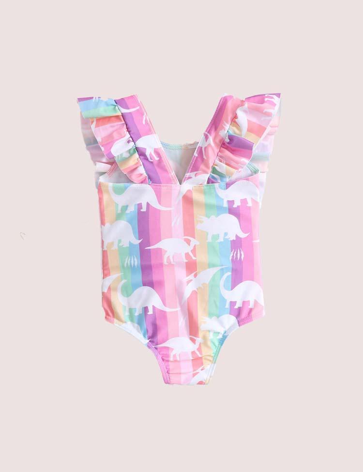 Rainbow Dinosaur Swimsuit - Mini Berni