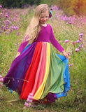 Rainbow Mesh Party Dress - Mini Berni