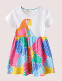 Rainbow Parrot Dress - Mini Berni