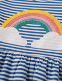 Rainbow Striped Dress - Mini Berni