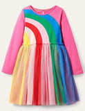 Rainbow Tulle Dress - Mini Berni