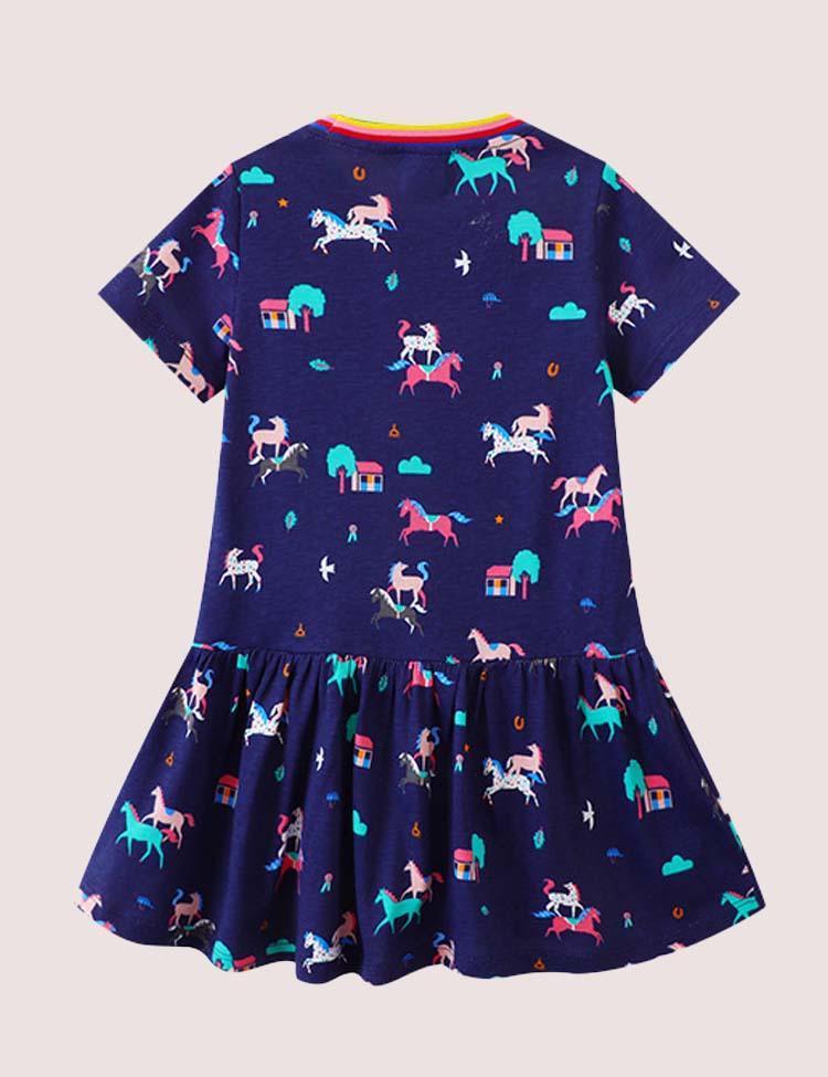Rainbow Unicorn Dress - Mini Berni