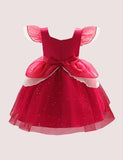 Red Mesh Party Dress - Mini Berni