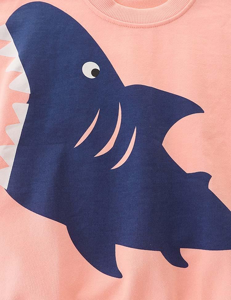 Shark Printed Sweatshirt - Mini Berni