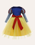 Snow White Mesh Party Dress - Mini Berni