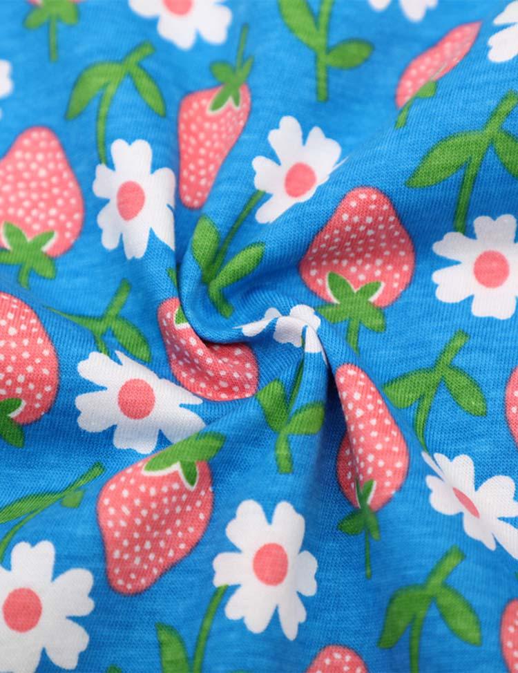 Strawberry Floral Printed Dress - Mini Berni