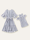 Striped Family Matching Dress - Mini Berni