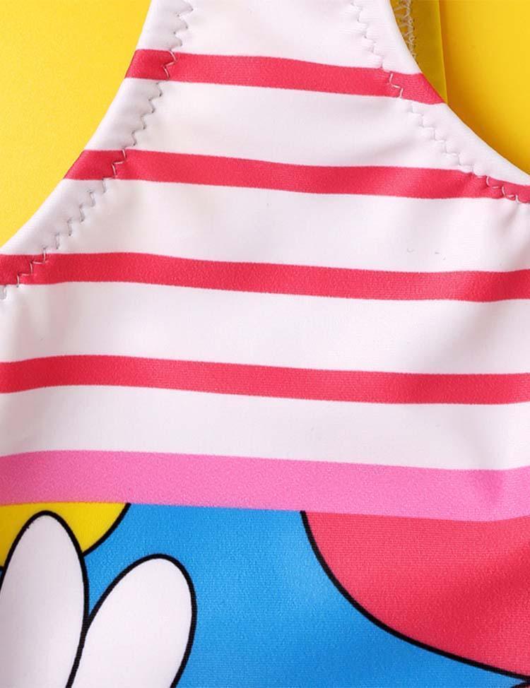 Striped Floral Swimsuit - Mini Berni